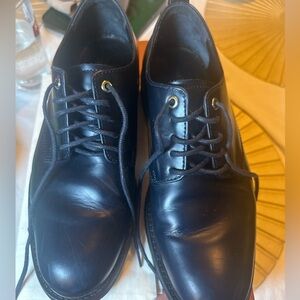 Want Les Essentials Montoro GRUL01 Dark Navy Derby Shoe Size 39